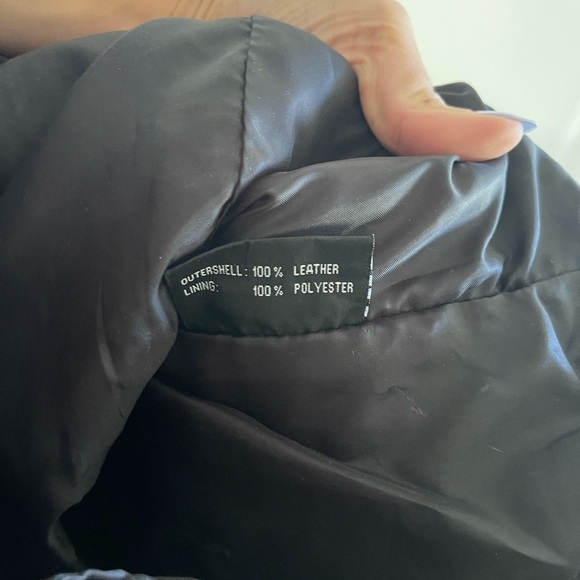 Vintage First Manufacturing Co Leather Biker Vest - M - Picture 6 of 7